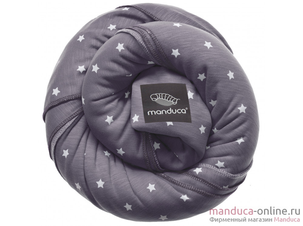 Трикотажный слинг-шарф manduca LimitedEdition LittleStars slate