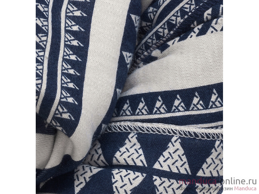 Трикотажный слинг-шарф bellybutton by manduca Sling BohoBlue (синий)