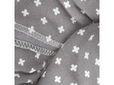 Трикотажный слинг-шарф bellybutton by manduca Sling WildCrosses grey (серый)